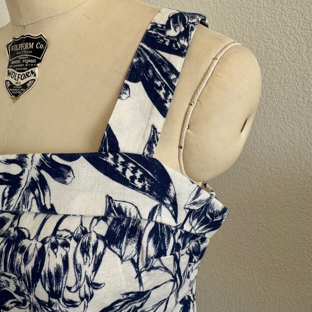 Abercrombie & Fitch| Crop Tank Cotton/Linen Blend size L - Picture 6 of 9